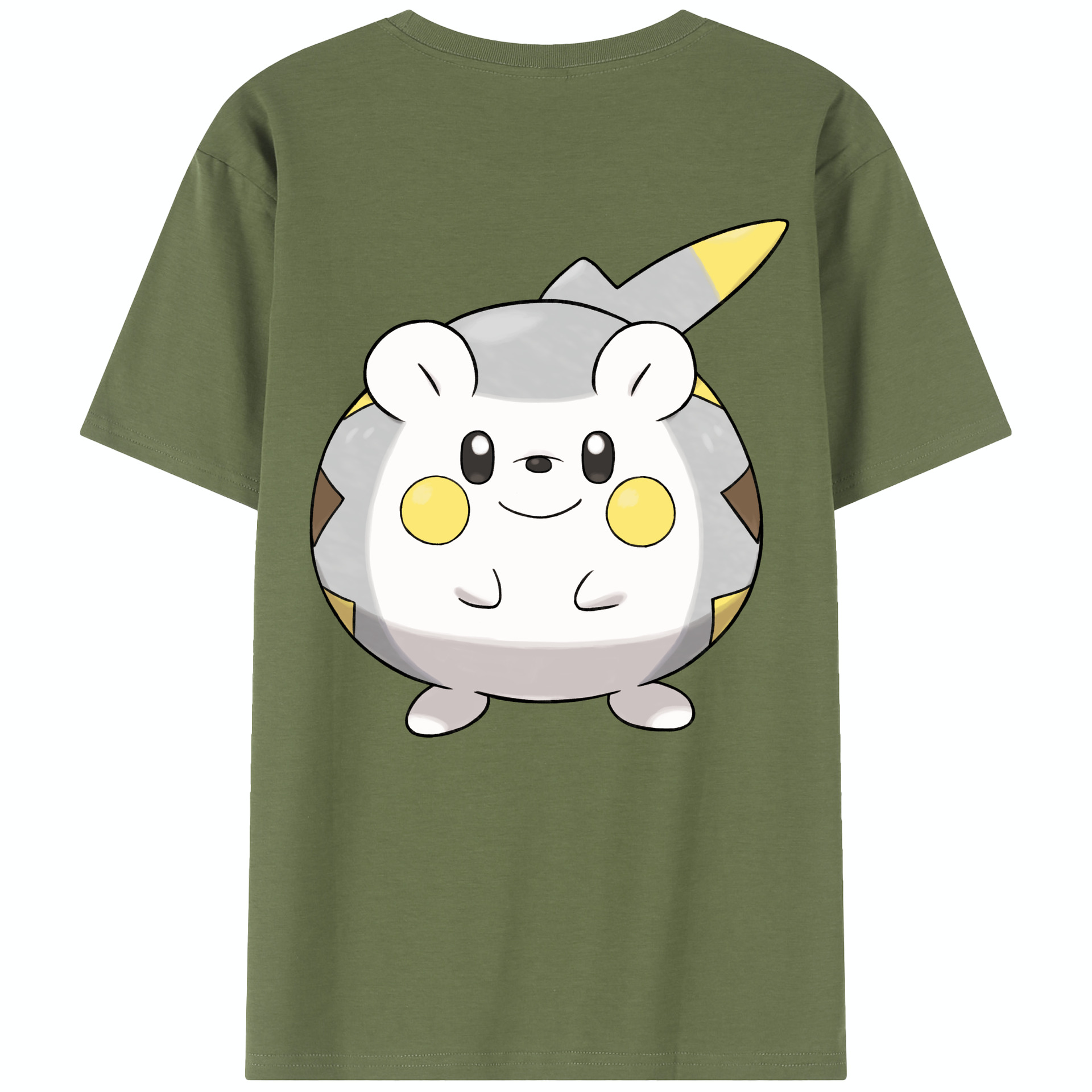 （画像用） ポケットモンスター Pokémon 綿100％半袖Tシャツ（背面プリント）